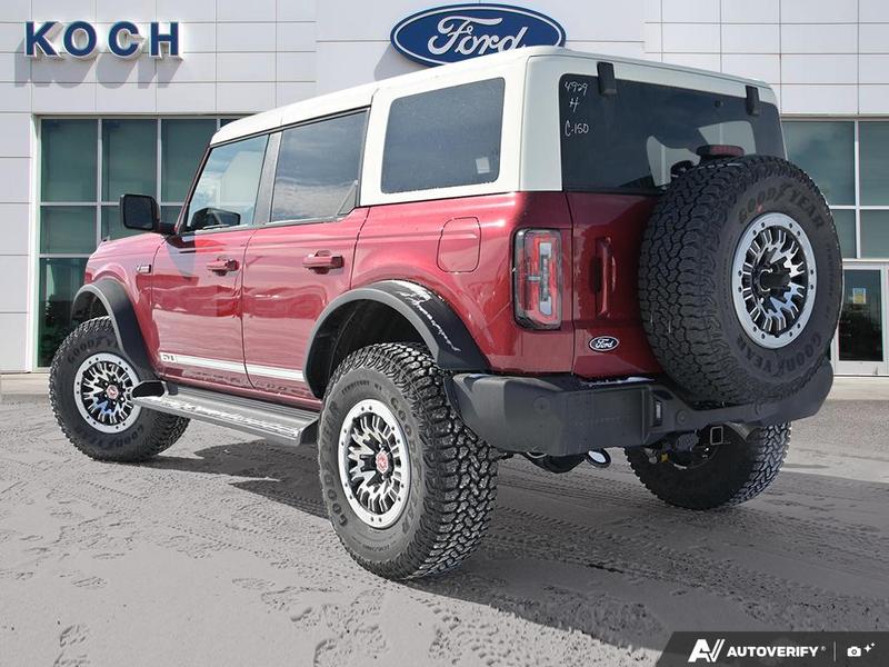 NEW 2026 Ford Bronco Outer Banks 60th Anniversary Edition - Ruby Red Tri-coat Metallic Exterior / BLACK ONYX-LEATHER/VINYL Interior - $88,774 - Stock #E60405 - VIN 1FMEE8BP0TLA54929 - Photo 3