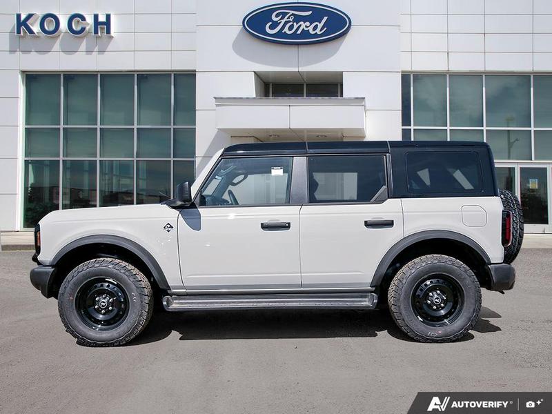 NEW 2026 Ford Bronco Outer Banks - Avalanche Exterior / BLACK ONYX LEATHER TRIM/VINYL Interior - $72,839 - Stock #E60286 - VIN 1FMEE8BP3TLA46727 - Photo 3
