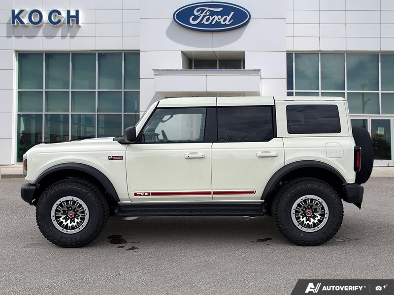 NEW 2026 Ford Bronco Outer Banks 60th Anniversary Edition - Wimbledon White Exterior / BLACK ONYX-LEATHER/VINYL Interior - $88,624 - Stock #E60716 - VIN 1FMEE8BPXTLB02498 - Photo 3
