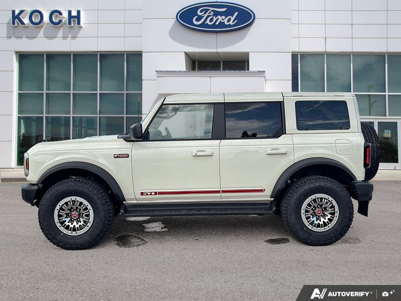 NEW 2026 Ford Bronco Outer Banks 60th Anniversary Edition - Wimbledon White Exterior / BLACK ONYX-LEATHER/VINYL Interior - $78,930 - Stock #E60989 - VIN 1FMEE8BP8TLB22474 - Photo 3