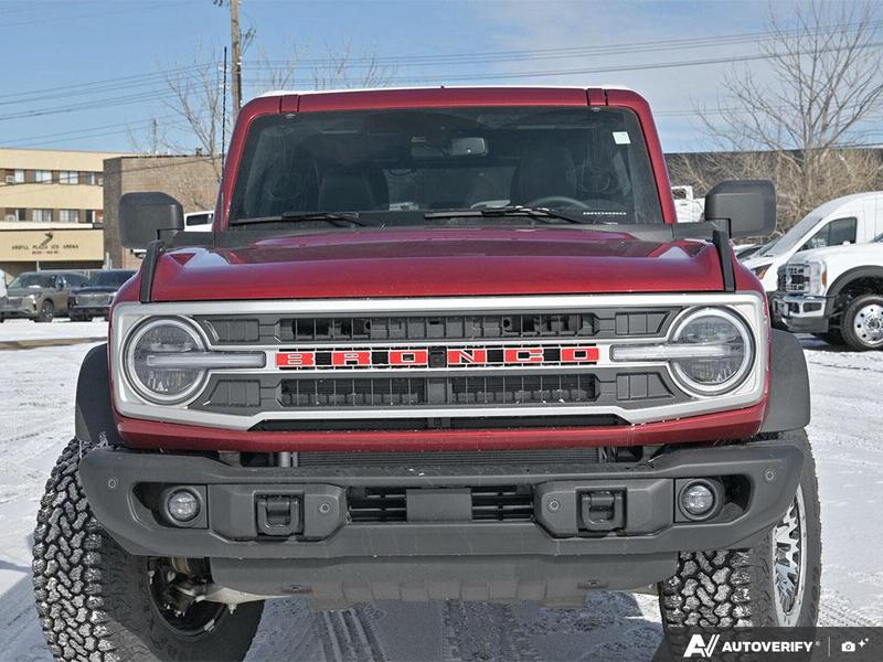 NEW 2026 Ford Bronco Outer Banks 60th Anniversary Edition - Ruby Red Tri-coat Metallic Exterior / BLACK ONYX-LEATHER/VINYL Interior - $88,774 - Stock #E60405 - VIN 1FMEE8BP0TLA54929 - Photo 5