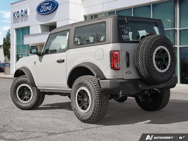 NEW 2026 Ford Bronco Base Sasquatch Manual - Desert Sand Exterior / BLACK CLOTH GREY Interior - $62,708 - Stock #E60575 - VIN 1FMDE6AH0TLA75175 - Photo 4