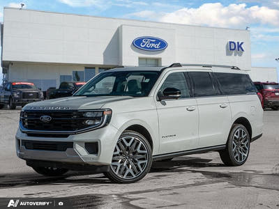 NEW 2026 Ford Expedition Platinum Max - Star White Tri-coat Metallic Exterior - $119,363 - Stock #D60470 - VIN 1FMJK1MGXTEA16740