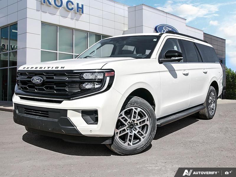 NEW 2026 Ford Expedition Active Max - Star White Tri-coat Metallic Exterior / DARK GRAY ACTIVEX Interior - $98,859 - Stock #E60421 - VIN 1FMJK1J80TEA29932 - Photo 1