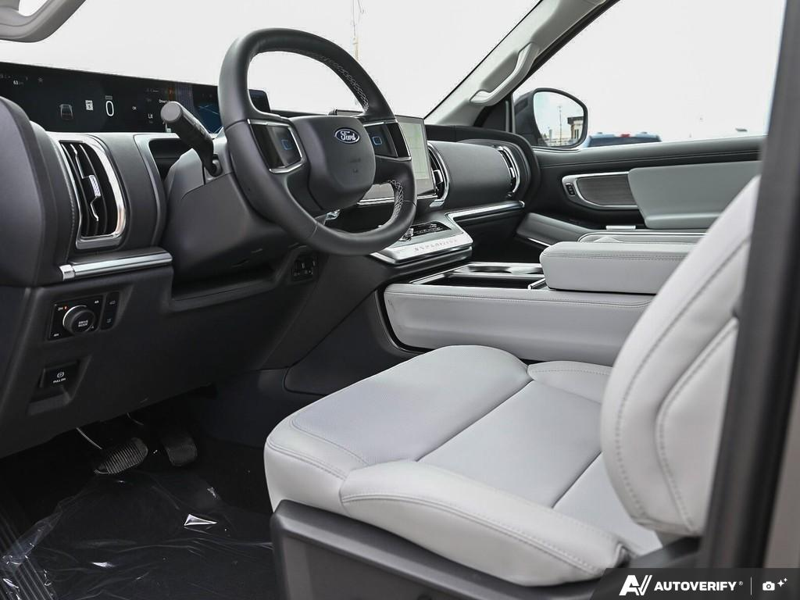 NEW 2026 Ford Expedition Platinum Max - Stone Blue Metallic Exterior / SALT CRYS GRAY LEATHER TRIM Interior - $101,844 - Stock #E60673 - VIN 1FMJK1M8XTEA40500 - Photo 13