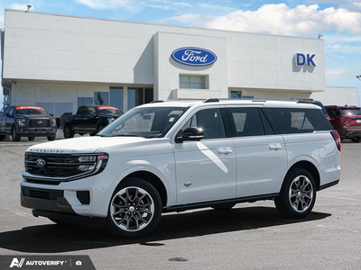 NEW 2026 Ford Expedition King Ranch Max - Star White Tri-Coat Exterior - $112,379 - Stock #D60702 - VIN 1FMJK1P88TEA43827