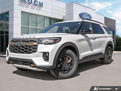 NEW 2026 Ford Explorer Tremor - Space White Metallic Exterior - $75,119 - Stock #E60223 - VIN 1FMWK8JC9TGA83995