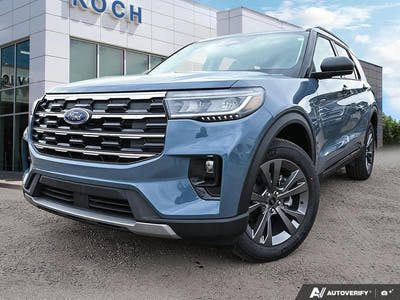 NEW 2026 Ford Explorer Active - Vapor Blue Exterior - $60,584 - Stock #E60128 - VIN 1FMUK8DH9TGA45617