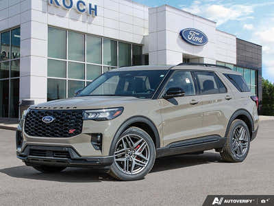 NEW 2026 Ford Explorer ST - Marsh Gray Exterior - $75,769 - Stock #E60162 - VIN 1FMWK8GC5TGA83631