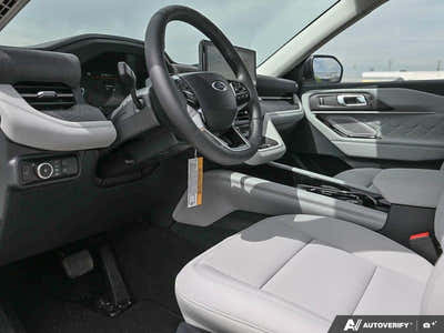 NEW 2026 Ford Explorer Platinum - CRYSTAL GRAY LEATHER Interior - $69,919 - Stock #E60278 - VIN 1FMUK8HHXTGA83402