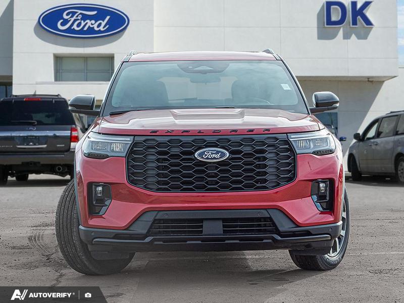 NEW 2026 Ford Explorer ST-Line - Rapid Red Tri-coat Metallic Exterior / ONYX UNIQUE CLOTH Interior - $61,507 - Stock #D60183 - VIN 1FMUK8KH7TGA81552 - Photo 2