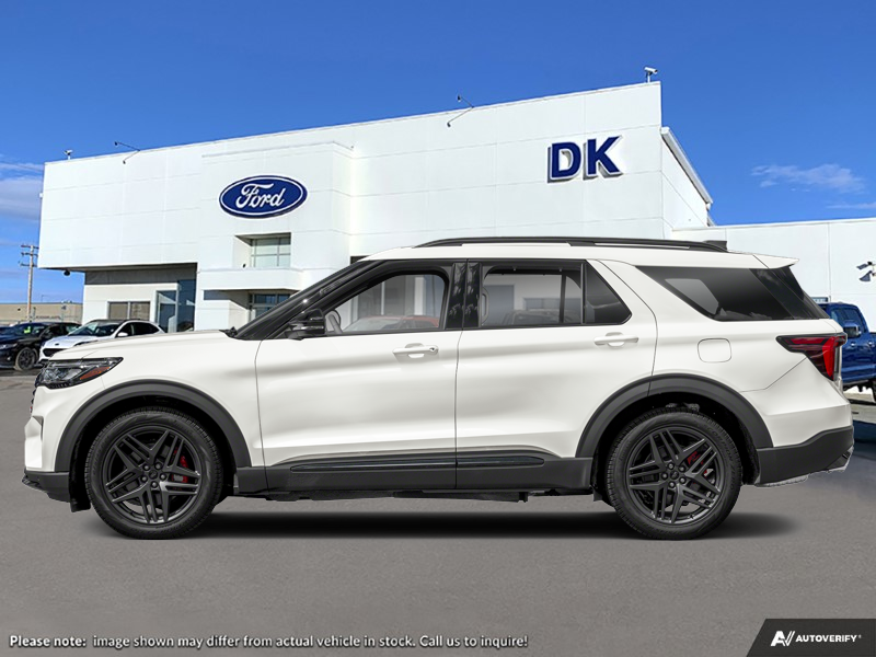 NEW 2026 Ford Explorer ST - Star White Tri-coat Metallic Exterior / ONYX MIKO Interior - $73,042 - Stock #D60605 - VIN 1FMWK8GC0TGB37207 - Photo 1
