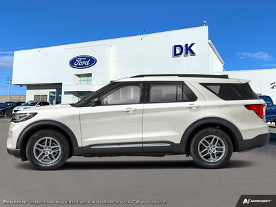 NEW 2026 Ford Explorer Active - Star White Tri-coat Metallic Exterior - $58,537 - Stock #D60559 - VIN 1FMUK8DH5TGB84370