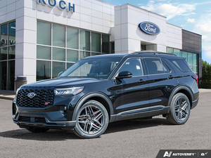 NEW 2026 Ford Explorer ST - Agate Black Exterior - $68,223 - Stock #E60222 - VIN 1FMWK8GC0TGA82614