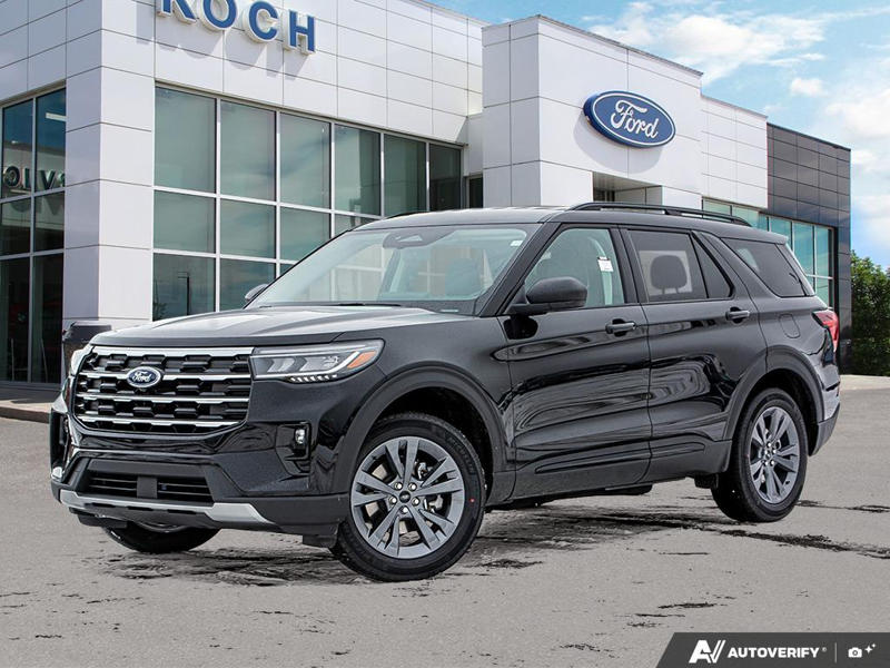 NEW 2026 Ford Explorer Active - Agate Black Exterior / DARK SPACE GREY ACTIVEX Interior - $56,734 - Stock #E60255 - VIN 1FMUK8DH0TGA82913 - Photo 1