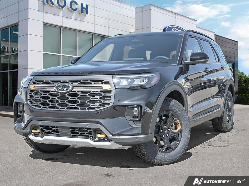 NEW 2026 Ford Explorer Tremor - Agate Black Exterior / ONYX ACTIVEX Interior - $68,442 - Stock #E60505 - VIN 1FMWK8JC0TGB34221 - Photo 1