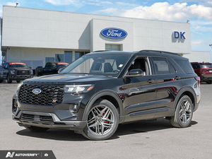 NEW 2026 Ford Explorer ST - Agate Black Exterior - $68,020 - Stock #D60636 - VIN 1FMWK8GC6TGB85696