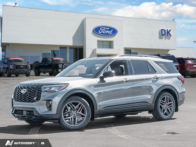 NEW 2026 Ford Explorer ST - Carbonized Grey Metallic Exterior / ONYX MIKO Interior - $68,825 - Stock #D60617 - VIN 1FMWK8GC2TGC18712 - Photo 1