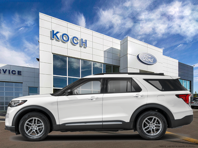 NEW 2026 Ford Explorer Active - Oxford White Exterior - $50,765 - Stock #E60195 - VIN 1FMUK8DHXTGA79291