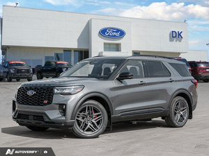 NEW 2026 Ford Explorer ST - Carbonized Grey Metallic Exterior - $75,596 - Stock #D60795 - VIN 1FMWK8GC8TGB84758