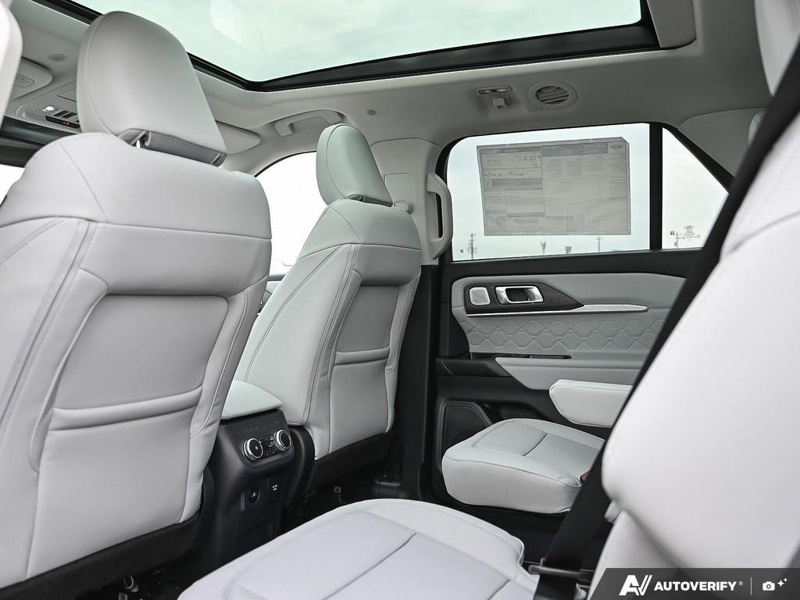 NEW 2026 Ford Explorer Platinum - Star White Tri-coat Metallic Exterior / CRYSTAL GRAY LEATHER Interior - $66,919 - Stock #E60278 - VIN 1FMUK8HHXTGA83402 - Photo 24