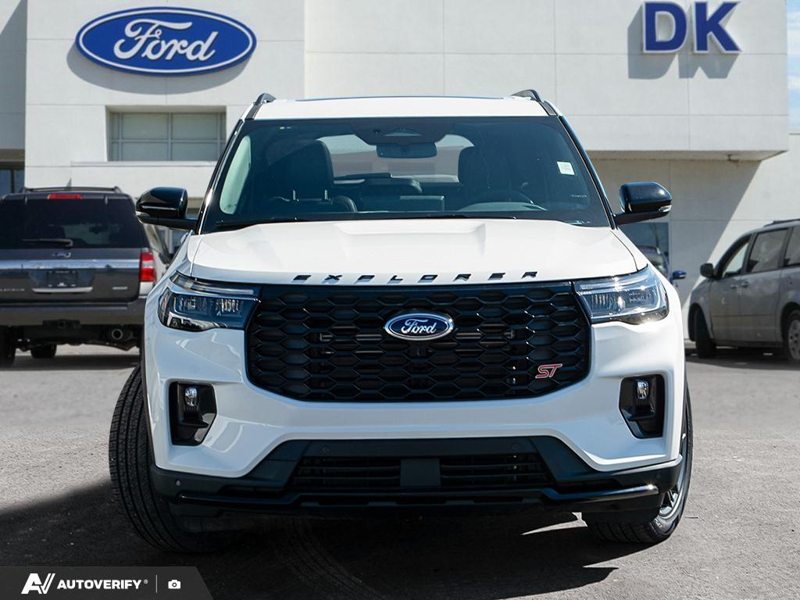 NEW 2026 Ford Explorer ST - Star White Tri-coat Metallic Exterior / ONYX MIKO Interior - $69,106 - Stock #D60605 - VIN 1FMWK8GC0TGB37207 - Photo 2