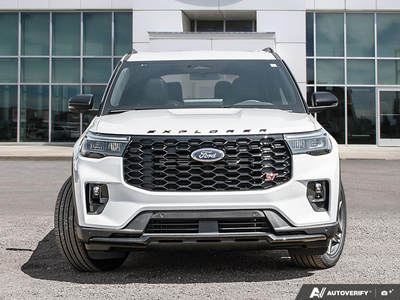 NEW 2026 Ford Explorer ST - Space White Metallic Exterior - $71,919 - Stock #E60197 - VIN 1FMWK8GC7TGA82528