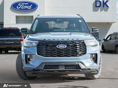 NEW 2026 Ford Explorer ST - Vapour Blue Metallic Exterior - $72,592 - Stock #D60871 - VIN 1FMWK8GC8TGC09464