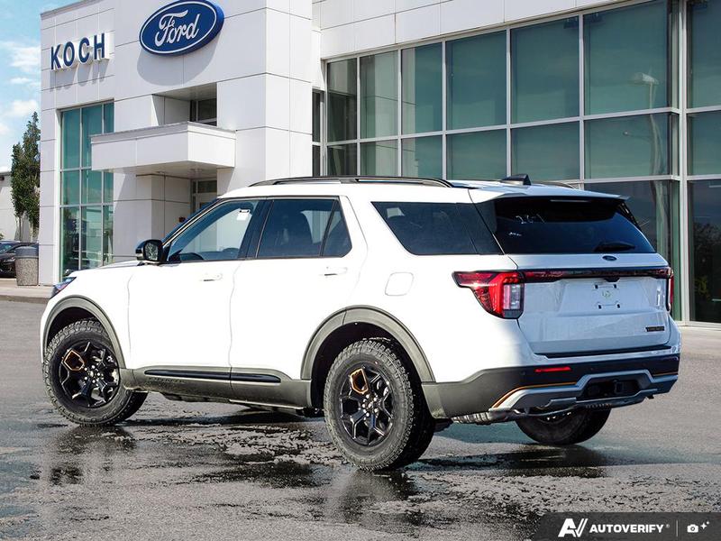NEW 2026 Ford Explorer Tremor - Star White Tri-coat Metallic Exterior / ONYX ACTIVEX Interior - $66,329 - Stock #E60300 - VIN 1FMUK8JHXTGB03982 - Photo 4