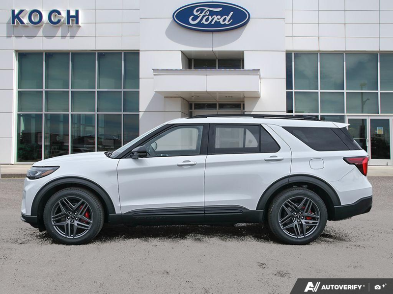 NEW 2026 Ford Explorer ST - Star White Tri-coat Metallic Exterior / ONYX MIKO Interior - $69,582 - Stock #E60832 - VIN 1FMWK8GC7TGB60838 - Photo 3