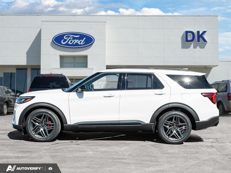 NEW 2026 Ford Explorer ST - Star White Tri-coat Metallic Exterior / ONYX MIKO Interior - $69,106 - Stock #D60605 - VIN 1FMWK8GC0TGB37207 - Photo 3