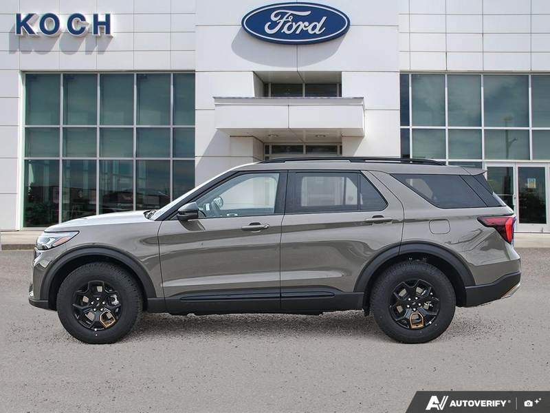 NEW 2026 Ford Explorer Tremor - Marsh Grey Exterior / ONYX, HEAT/VENTILATED MIKO SUEDE SPORT CAPTAIN'S CHAIRS Interior - $67,079 - Stock #E61118 - VIN 1FMUK8JH6TGC34617 - Photo 3