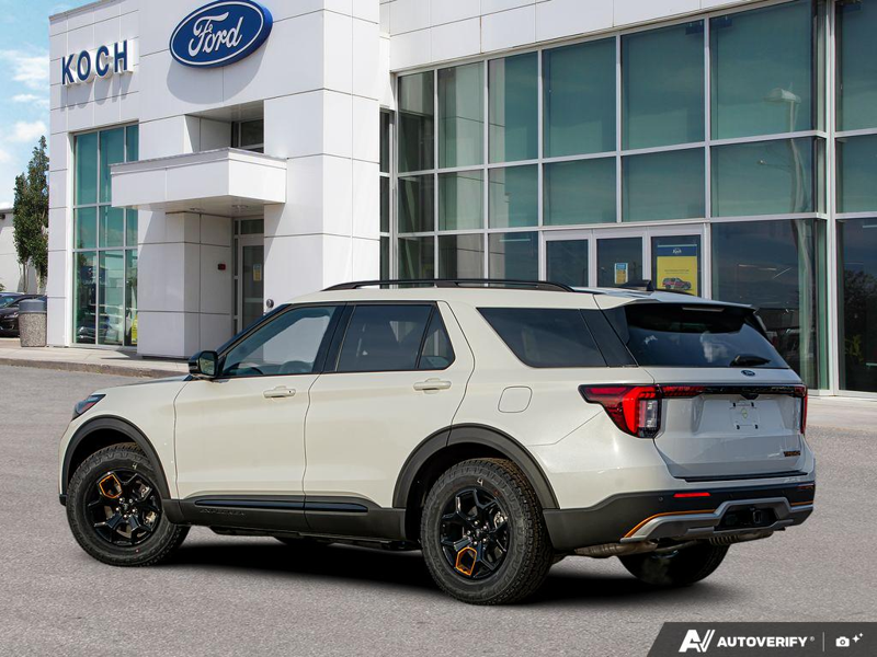 NEW 2026 Ford Explorer Tremor - Star White Tri-coat Metallic Exterior / ONYX ACTIVEX Interior - $61,258 - Stock #E60097 - VIN 1FMUK8JH8TGA28831 - Photo 4