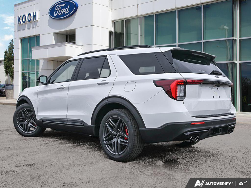 NEW 2026 Ford Explorer ST - Star White Tri-coat Metallic Exterior / ONYX MIKO Interior - $69,582 - Stock #E60832 - VIN 1FMWK8GC7TGB60838 - Photo 4
