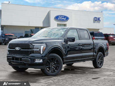 NEW 2026 Ford F-150 Platinum - Antimatter Blue Metallic Exterior - $105,592 - Stock #D60464 - VIN 1FTFW7L88TFA43747