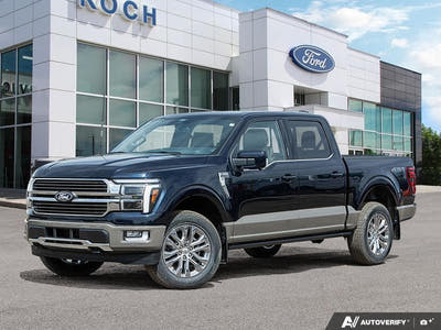 NEW 2026 Ford F-150 King Ranch - Antimatter Blue/marsh Grey Accent Exterior - $100,904 - Stock #E60587 - VIN 1FTFW6L84TFA45392