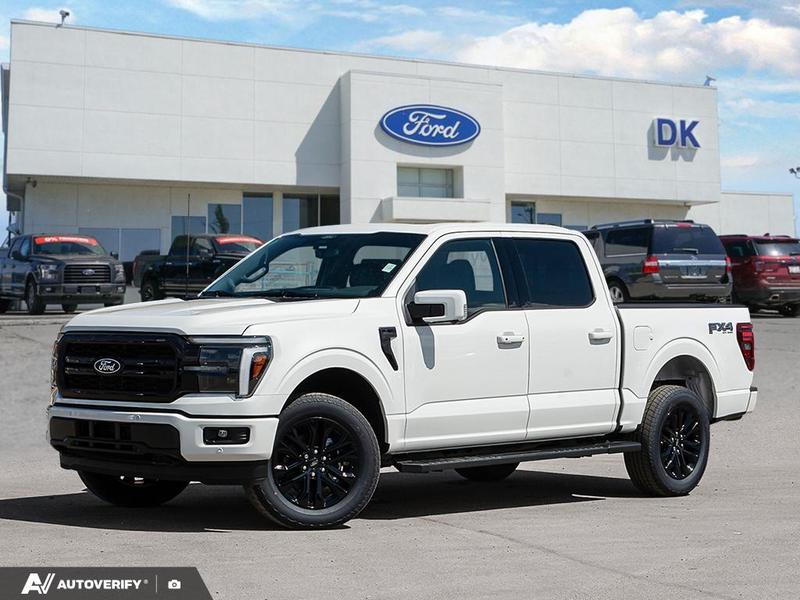 NEW 2026 Ford F-150 LARIAT - Star White Tri-coat Metallic Exterior / BLACK ACTIVE X Interior - $90,457 - Stock #D60510 - VIN 1FTFW5L88TFA91382 - Photo 1