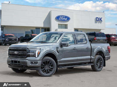 NEW 2026 Ford F-150 LARIAT - Carbonized Grey Metallic Exterior - $89,327 - Stock #D60547 - VIN 1FTFW5L82TFA10764