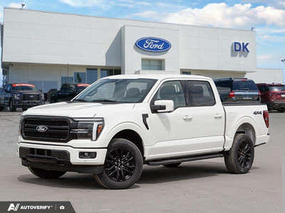 NEW 2026 Ford F-150 LARIAT - Star White Tri-coat Metallic Exterior - $81,127 - Stock #D60569 - VIN 1FTFW5L8XTFA17607