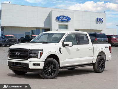 NEW 2026 Ford F-150 LARIAT - Star White Tri-coat Metallic Exterior - $81,127 - Stock #D60569 - VIN 1FTFW5L8XTFA17607