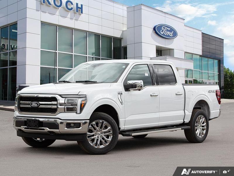 NEW 2026 Ford F-150 LARIAT - Oxford White Exterior / BLACK ACTIVE X Interior - $83,234 - Stock #E60232 - VIN 1FTFW5L85TFA14968 - Photo 1