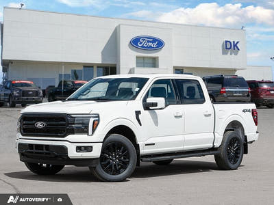 NEW 2026 Ford F-150 LARIAT - Star White Tri-coat Metallic Exterior - $94,452 - Stock #D60541 - VIN 1FTFW5LD6TFB03574