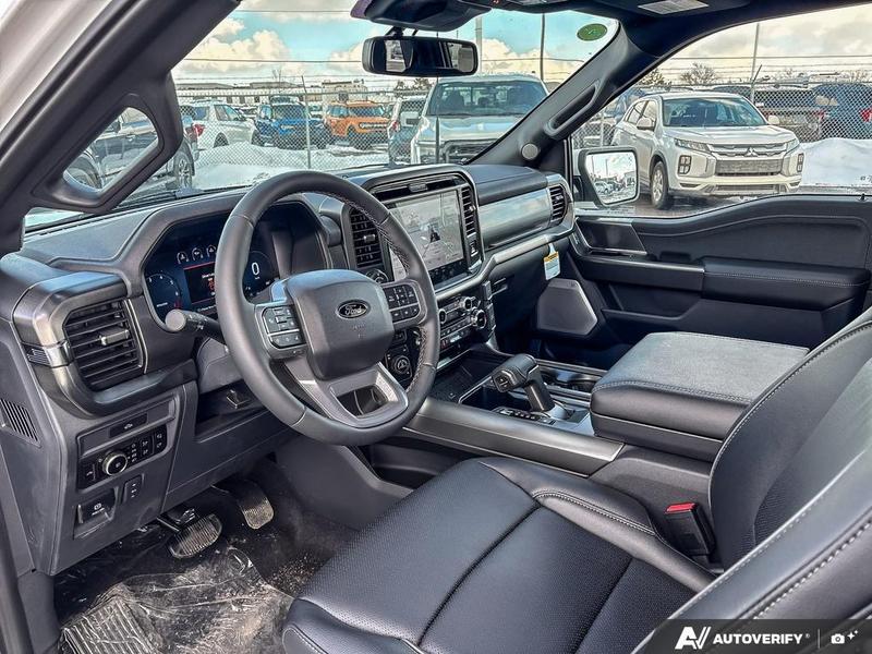 NEW 2026 Ford F-150 LARIAT - Star White Tri-coat Metallic Exterior / BLACK ACTIVE X Interior - $91,594 - Stock #E60564 - VIN 1FTFW5L85TFA11925 - Photo 13
