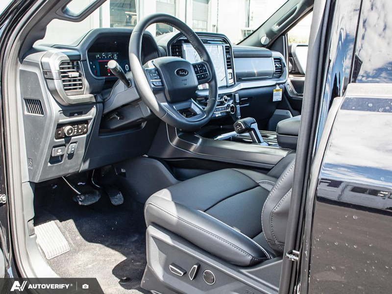 NEW 2026 Ford F-150 LARIAT - Agate Black Metallic Exterior / BLACK ACTIVE X Interior - $86,389 - Stock #D60701 - VIN 1FTFW5L54TFB27736 - Photo 13