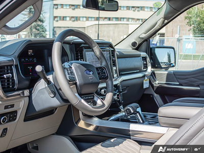 NEW 2026 Ford F-150 Platinum Plus - SMOKED TRUFFLE LTD LEATHER BUCKET SEATS Interior - $106,730 - Stock #E60915 - VIN 1FTFW7LD3TFB69995