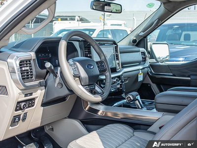 NEW 2026 Ford F-150 Platinum Plus - SMOKED TRUFFLE LTD LEATHER BUCKET SEATS Interior - $107,434 - Stock #E60939 - VIN 1FTFW7LD6TFB65438