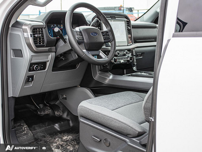 NEW 2026 Ford F-150 XLT - BLACK W/MEDIUM DARK SLATE, CLOTH 40/CONSOLE/40 FRONT SEATS Interior - $64,536 - Stock #D60798 - VIN 1FTFW3L86TKE83207