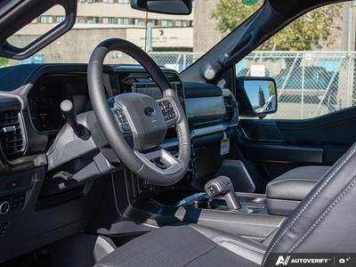 NEW 2026 Ford F-150 LARIAT - BLACK, ACTIVEX TRIMMED 40/CONSOLE/40 FRONT SEATS (B) Interior - $87,962 - Stock #E61061 - VIN 1FTFW5L54TFB70859