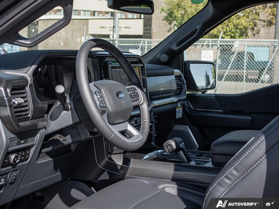 NEW 2026 Ford F-150 LARIAT - BLACK, ACTIVEX TRIMMED 40/CONSOLE/40 FRONT SEATS (B) Interior - $87,962 - Stock #E61060 - VIN 1FTFW5L57TFB68362