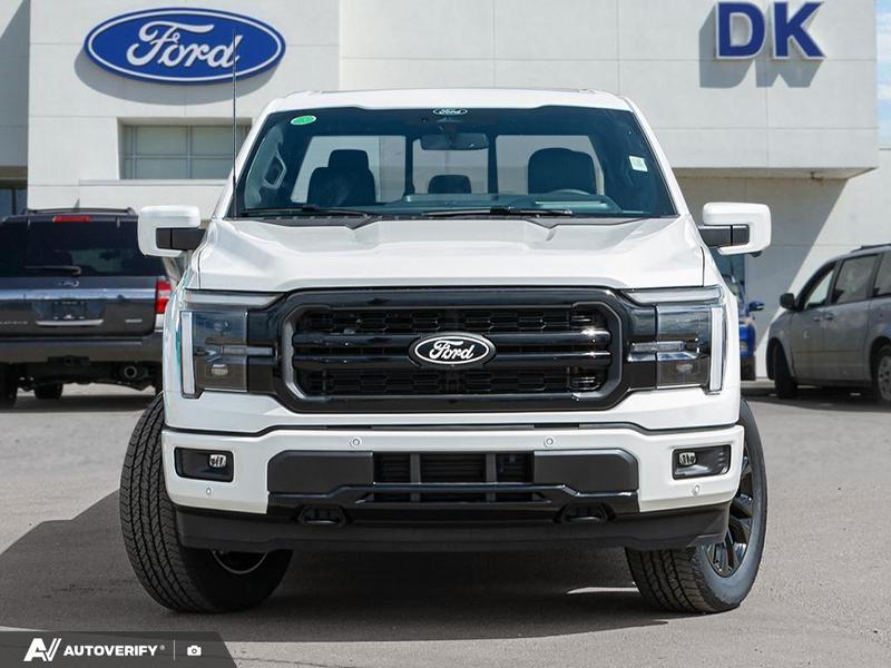 NEW 2026 Ford F-150 LARIAT - Star White Tri-coat Metallic Exterior / BLACK ACTIVE X Interior - $94,452 - Stock #D60541 - VIN 1FTFW5LD6TFB03574 - Photo 2